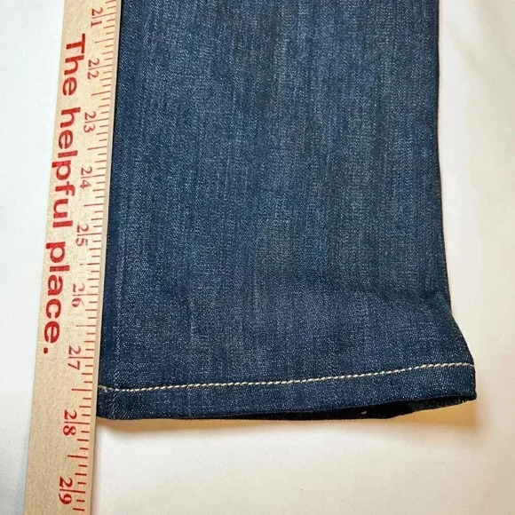 Judy Blue Size 5/27 Flare Dark Wash Blue Jeans Casual Stretch Figure Flattering - Picture 12 of 15